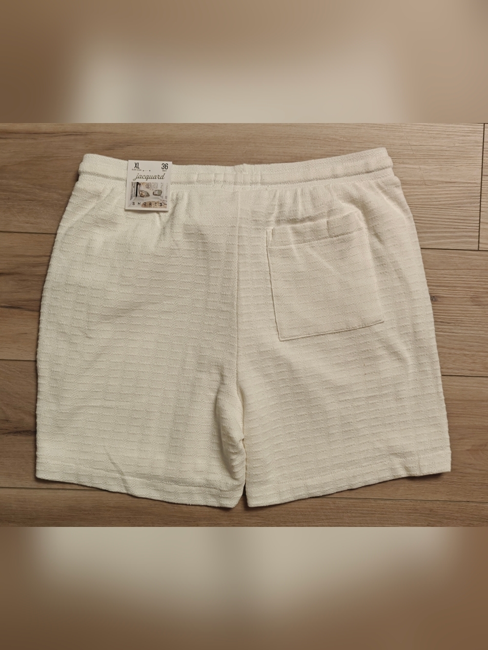 Denim & Flower Ricky Singh White Shorts Men’s XL MEX 36 Casual Summer Stretch - Picture 2 of 5